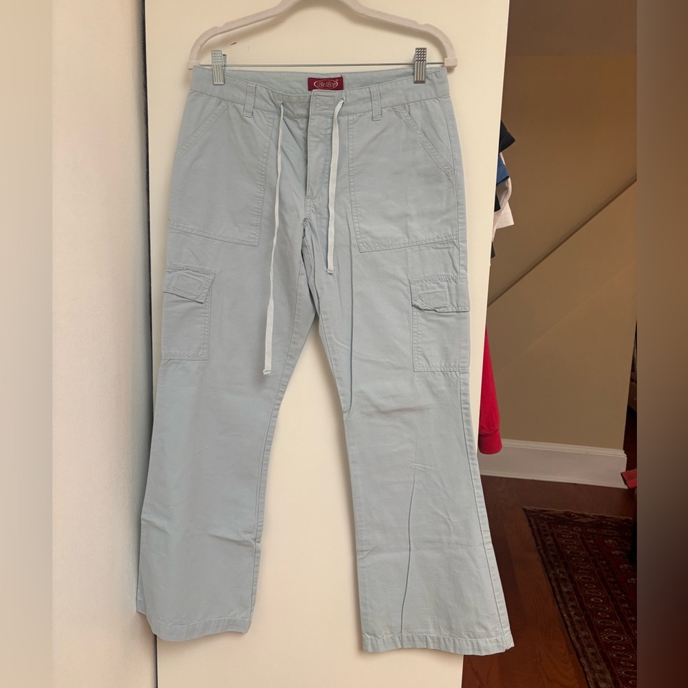 BeBop Blue Cargo Pants with Utility Style